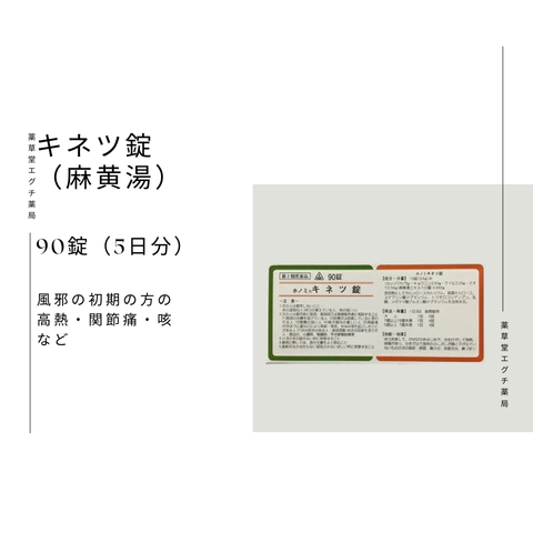 ホノミ キネツ錠